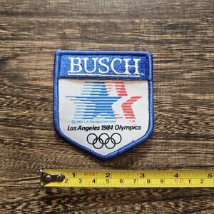 Busch 1984 Olympics Los Angeles LA Budweiser St Louis Beer Brewery Vintage Patch